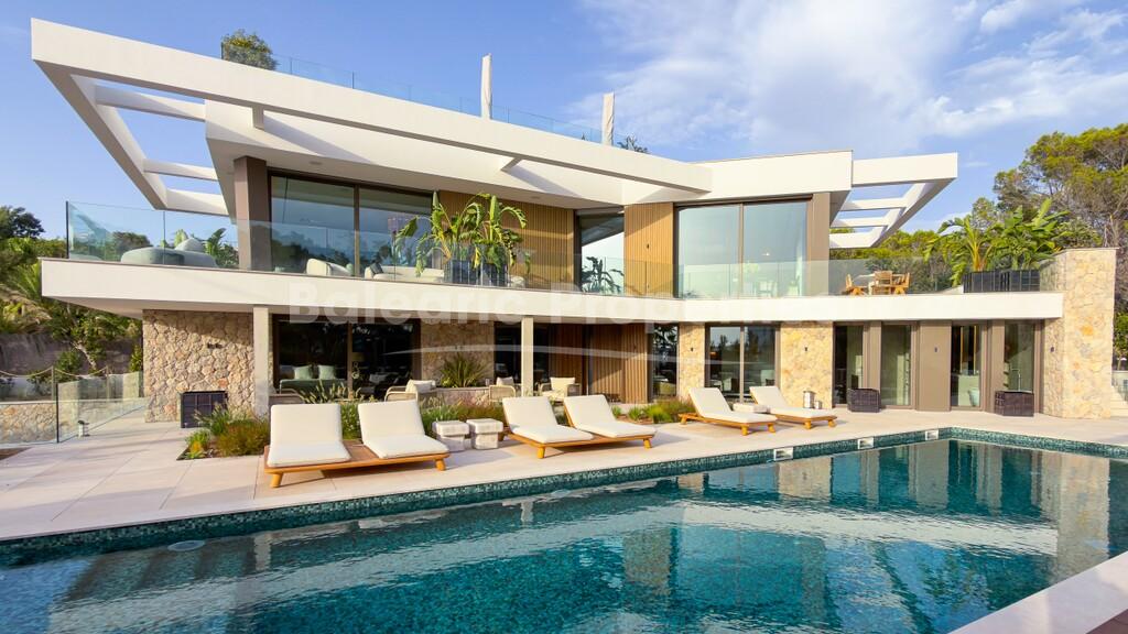 Exklusive, neu gebaute Meerblick-Villa kaufen in Nova Santa Ponsa, Südwest-Mallorca