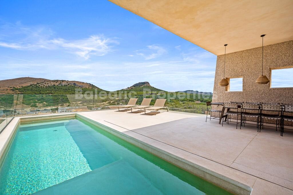 Stunning Mediterranean villa with panoramic sea views for sale in Cala Mesquida, Northeast Mallorca