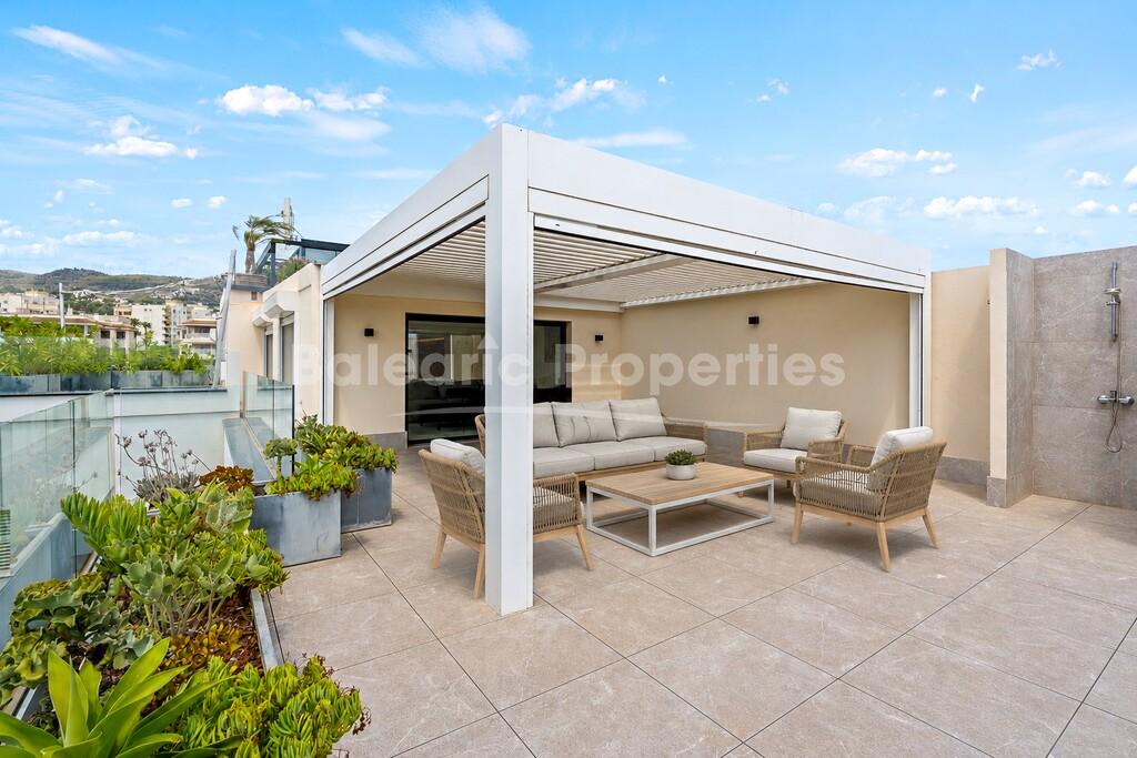 Meerblickwohnung in erster Meereslinie in Portals Nous, Mallorca