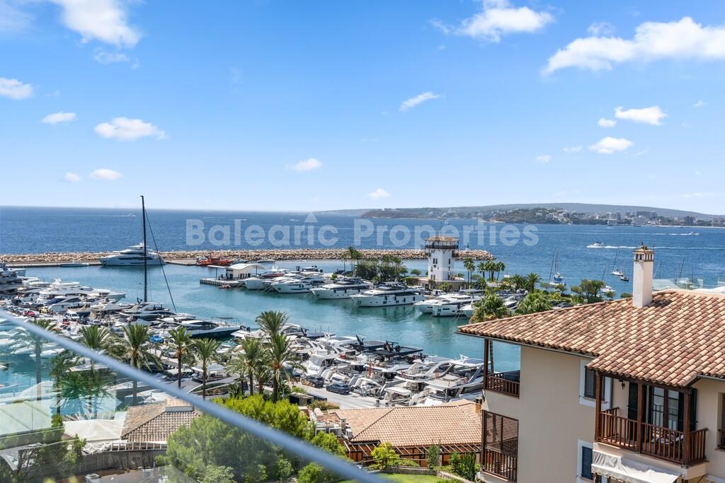 Meerblickwohnung in erster Meereslinie in Portals Nous, Mallorca