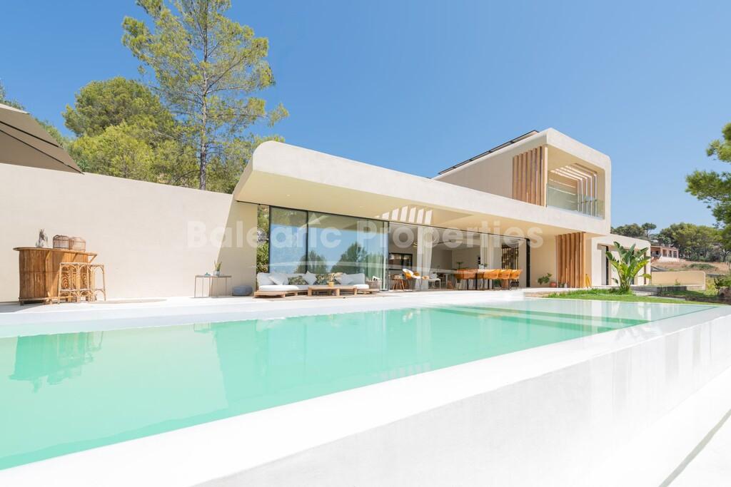 New designer villa for sale in Sa Coma, Bunyola, Northwest Mallorca