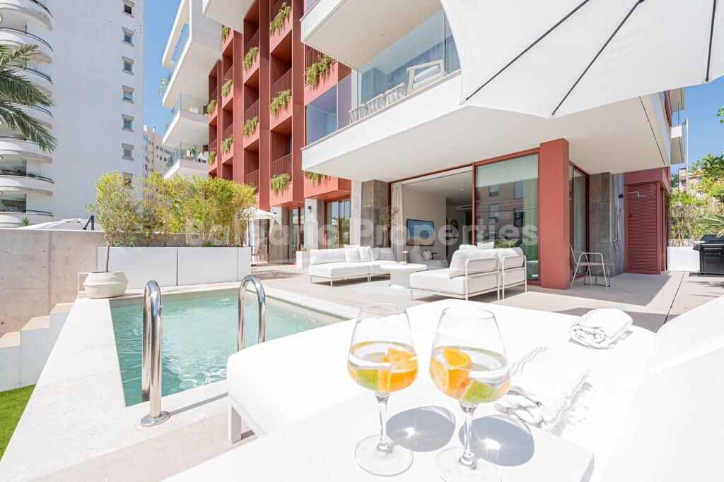 Ground floor apartment with private pool for sale in Palma, Mallorca