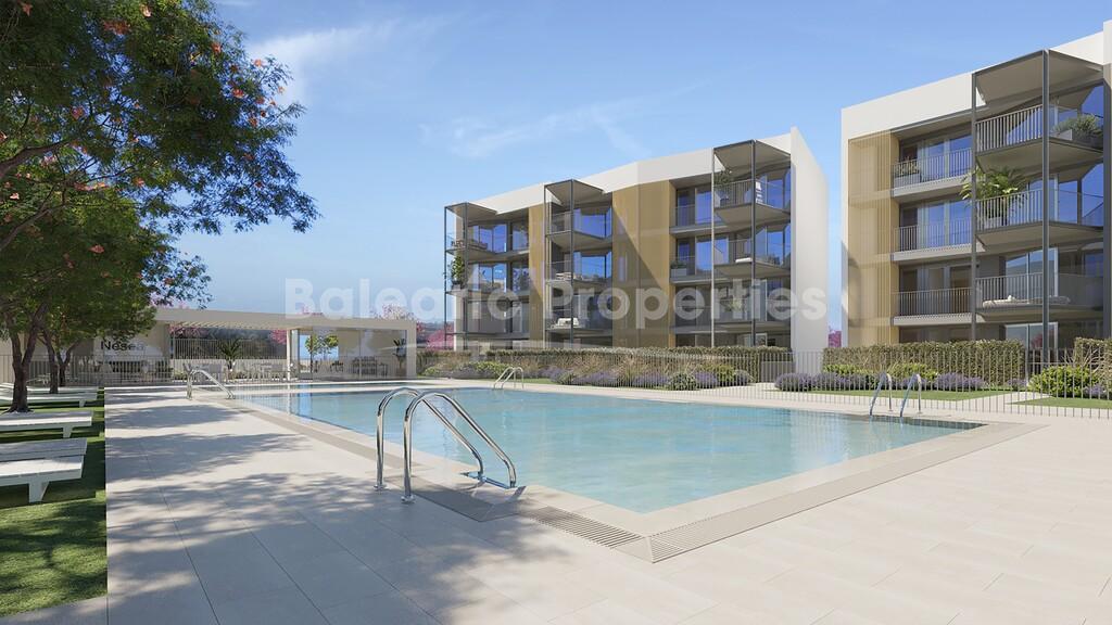 Moderno apartamento en venta en una exclusiva urbanización en Palmanova, Mallorca