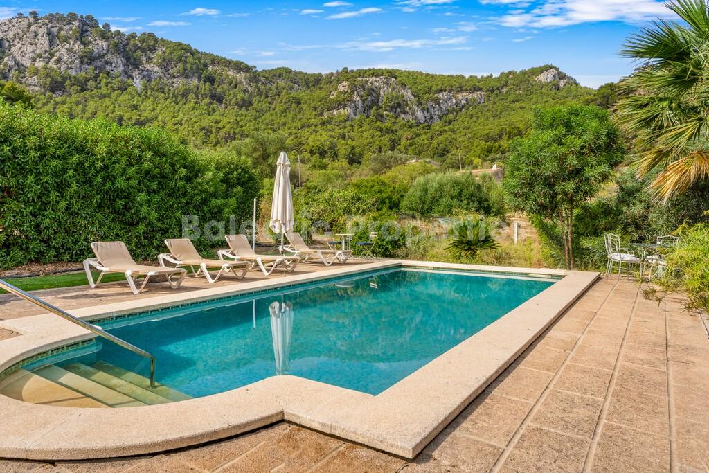 Finca de inversión con piscina en venta en S'Arracó, suroeste de Mallorca