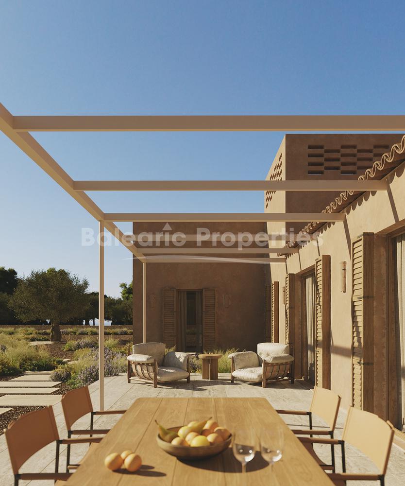 Landgrundstück mit genehmigtem Bauprojekt zum Verkauf in Felanitx, Südost-Mallorca