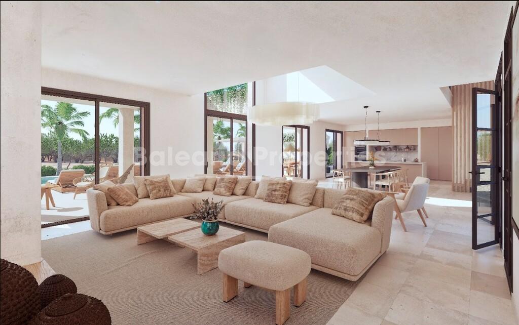 New-Build Luxury Finca for Sale in Ses Salines, Southeast Mallorca