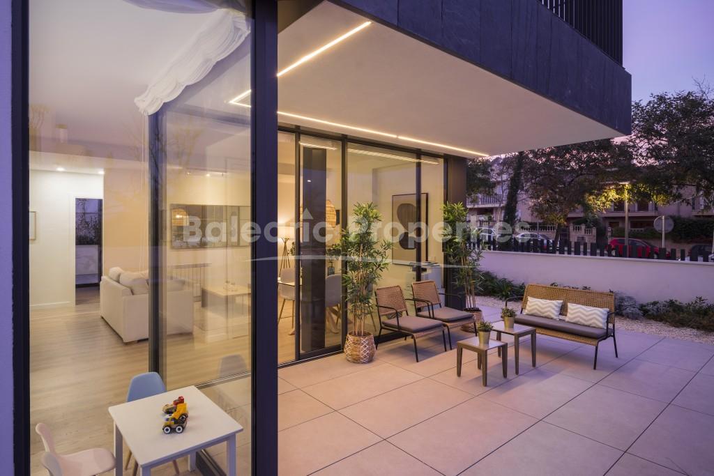 Apartamento de nueva construcción con jardín privado en venta en Palma, Mallorca