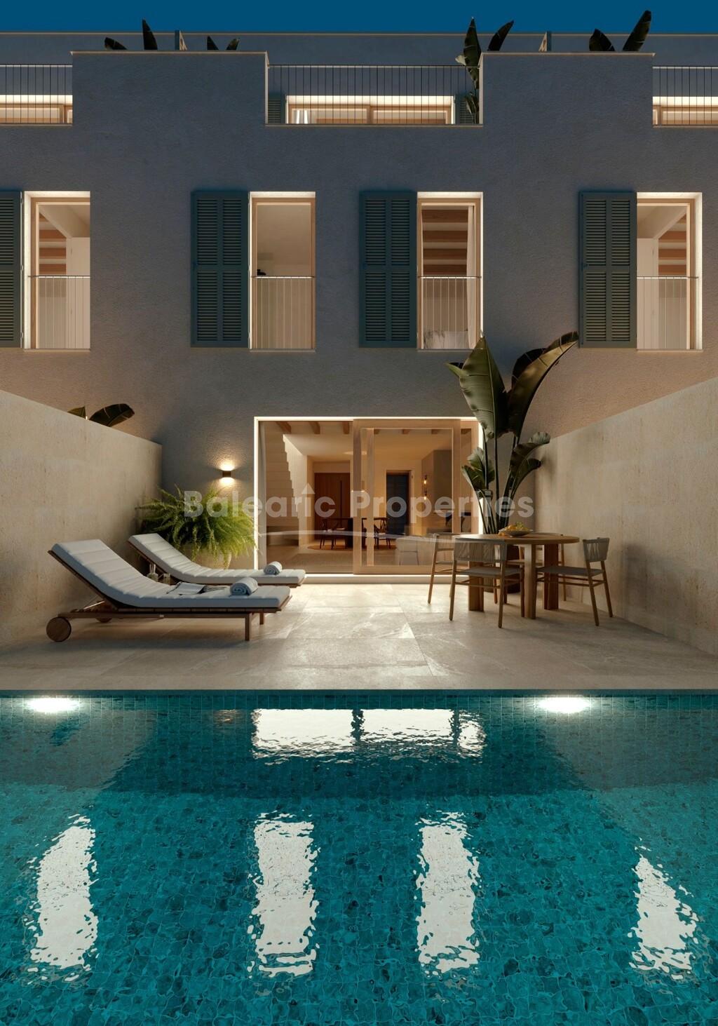 Elegante casa de pueblo de obra nueva en venta en Ariany, centro de Mallorca