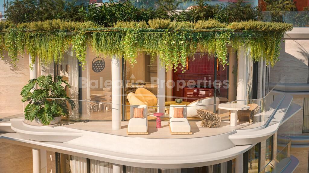 Ultimate penthouse with rooftop terrace and jacuzzi for sale in a prime location of Ibiza
