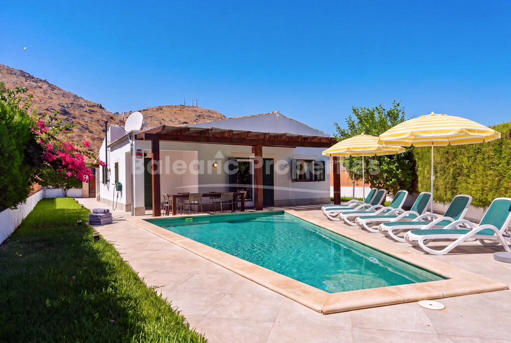 Charming single-story villa near the beach for sale in Puerto Alcudia, North Mallorca
