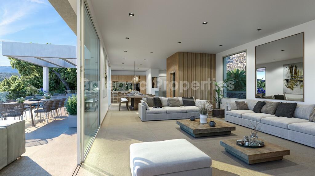 Villa en construcción a la venta junto al campo de golf de Pollensa, Mallorca