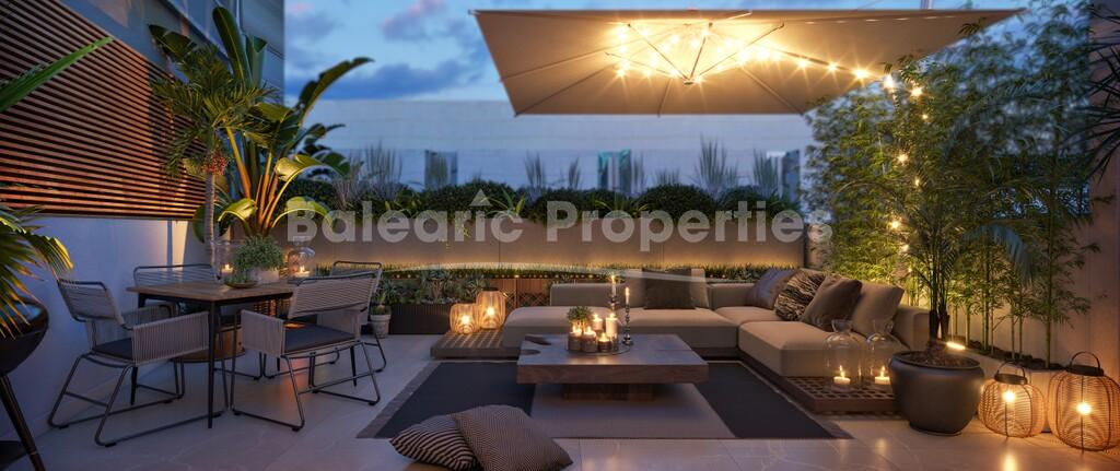 Luxury penthouse with solarium terrace for sale in Palma, Mallorca