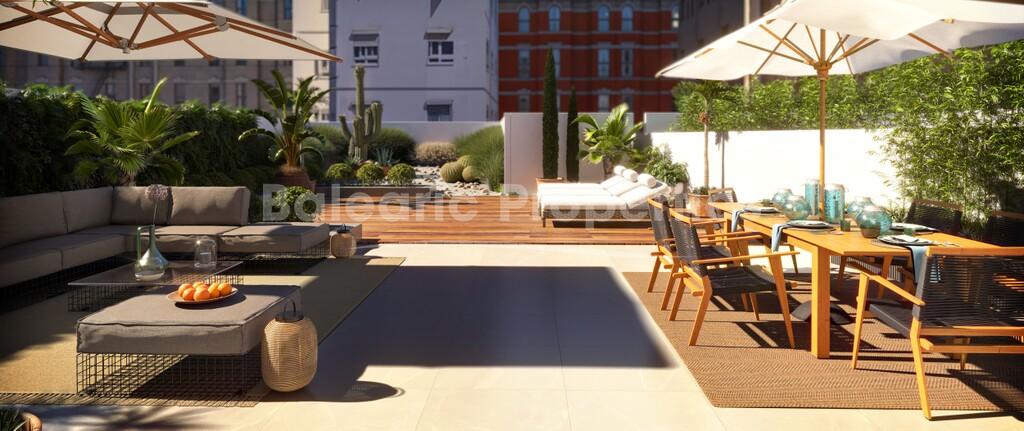 Ático de lujo con terraza-solarium a la venta en Palma, Mallorca