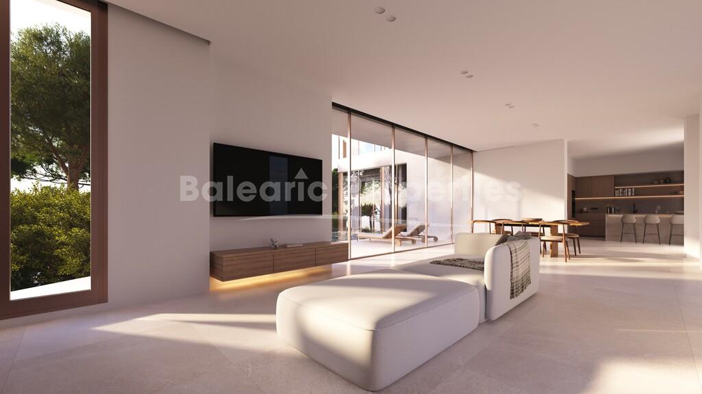 Villa moderna con jardín y terrazas en Can Furnet, Este de Ibiza