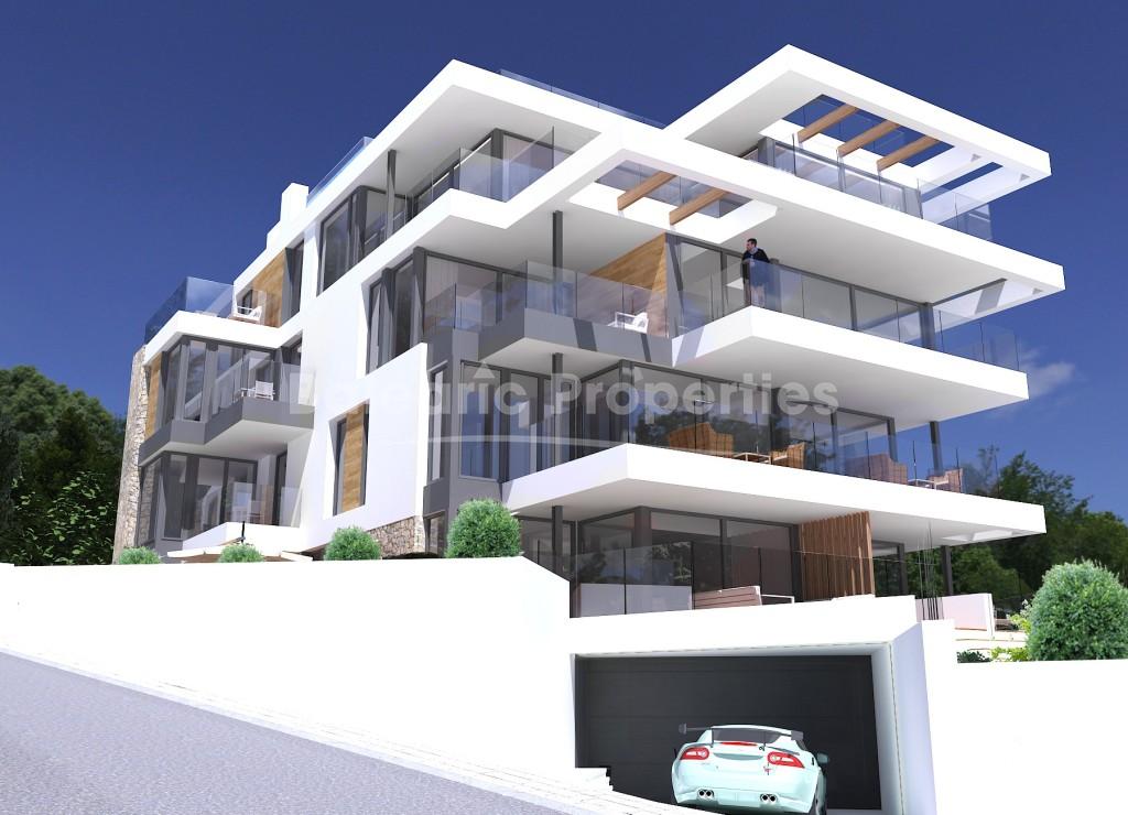 Newly built apartments with sea views for sale in Sant Agusti, Mallorca