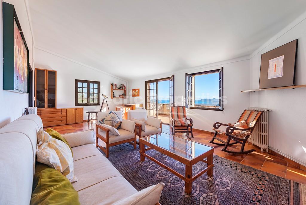 Finca única en la montaña en venta en una zona privada de Pollensa, Mallorca