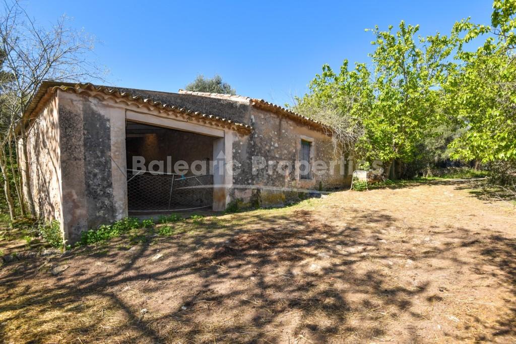 Rustic plot with finca and outbuildings for sale in the north of Mallorca