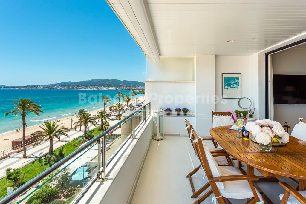 Apartamento en primera línea de playa a la venta en Portixol, Palma, Mallorca