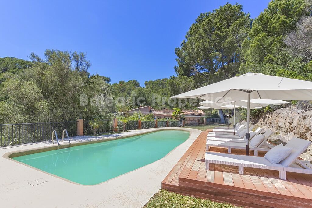 Spacious finca with a 6 hectare plot for sale in Puerto Andratx, Mallorca