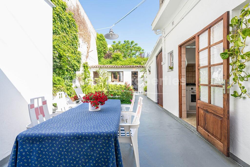 Charming village house with high potential for sale in Pollensa, Mallorca