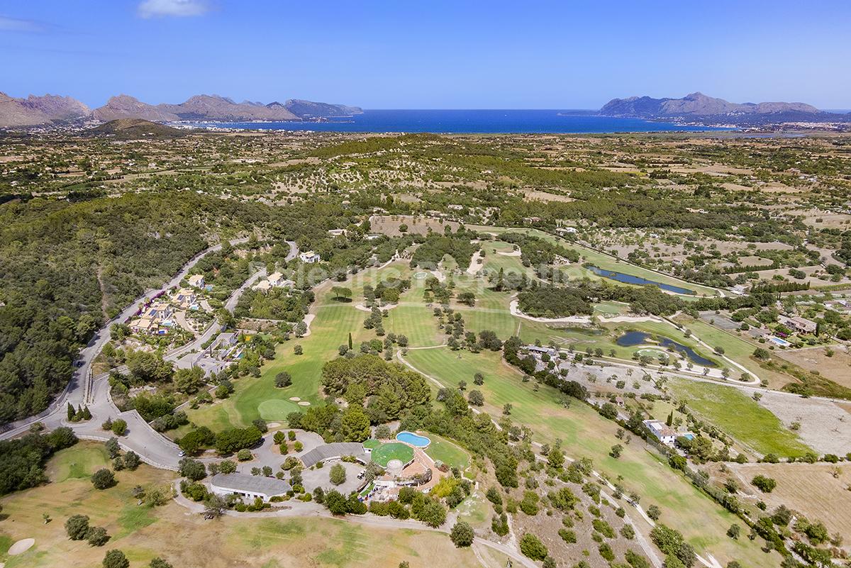 Luxury residential plots for sale at Pollensa Golf, Mallorca