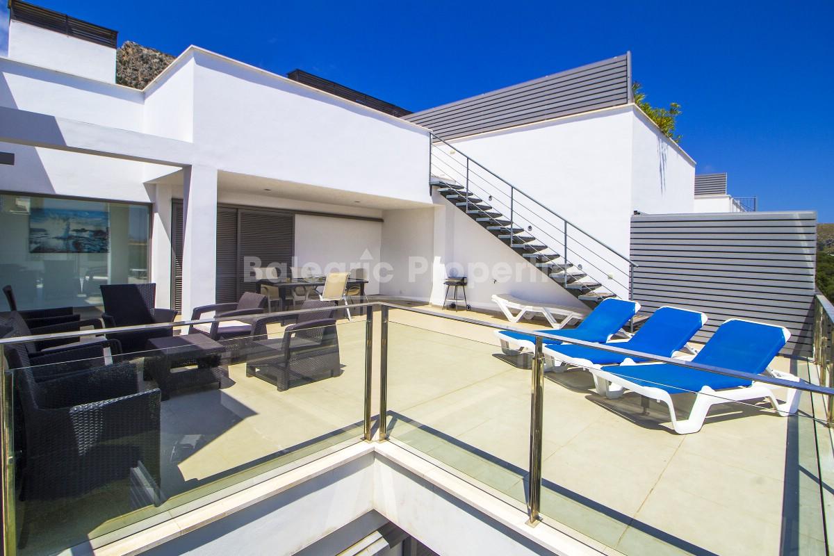 Luxury penthouse in the exclusive area of Boquer for sale in Puerto Pollensa, Mallorca