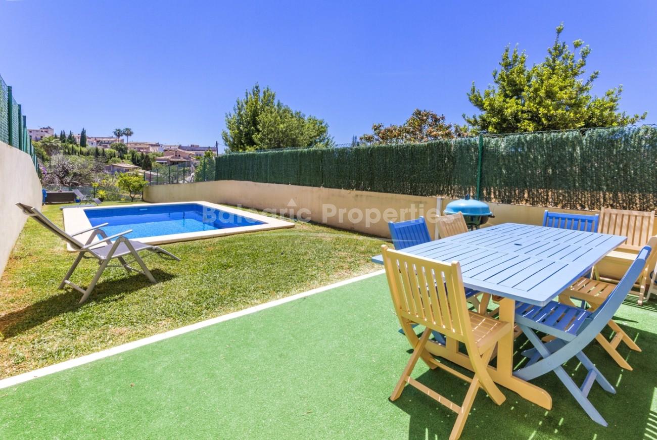 Delightful village house with pool and holiday rental license for sale in Campanet, Mallorca