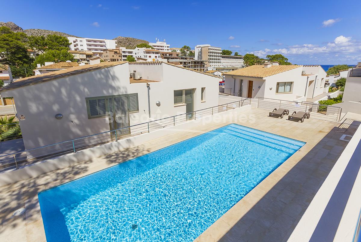 Ideal duplex home with holiday rental license for sale in Cala Sant Vicente, Mallorca