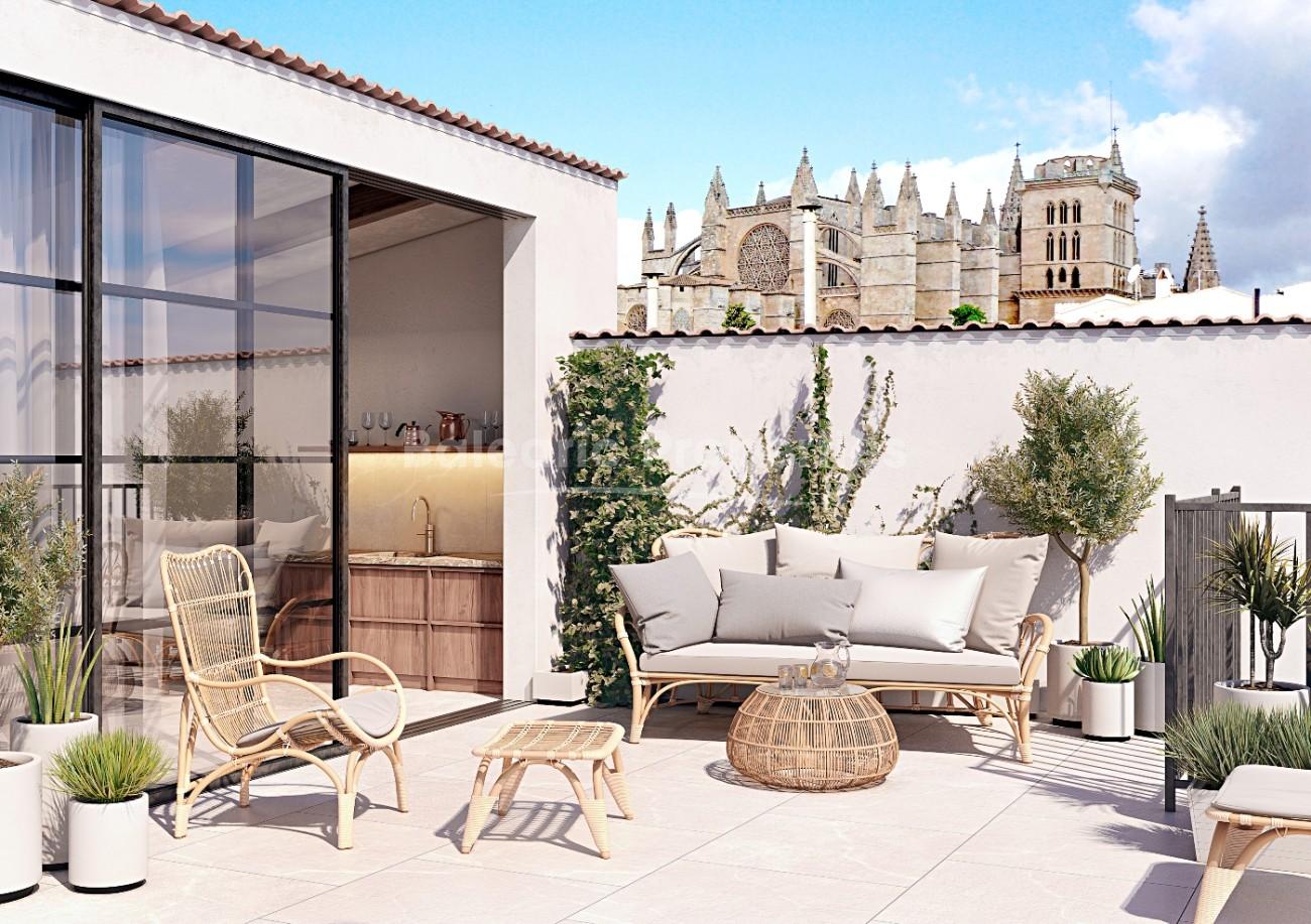 Impressive penthouse with views of the cathedral for sale in Palma, Mallorca 