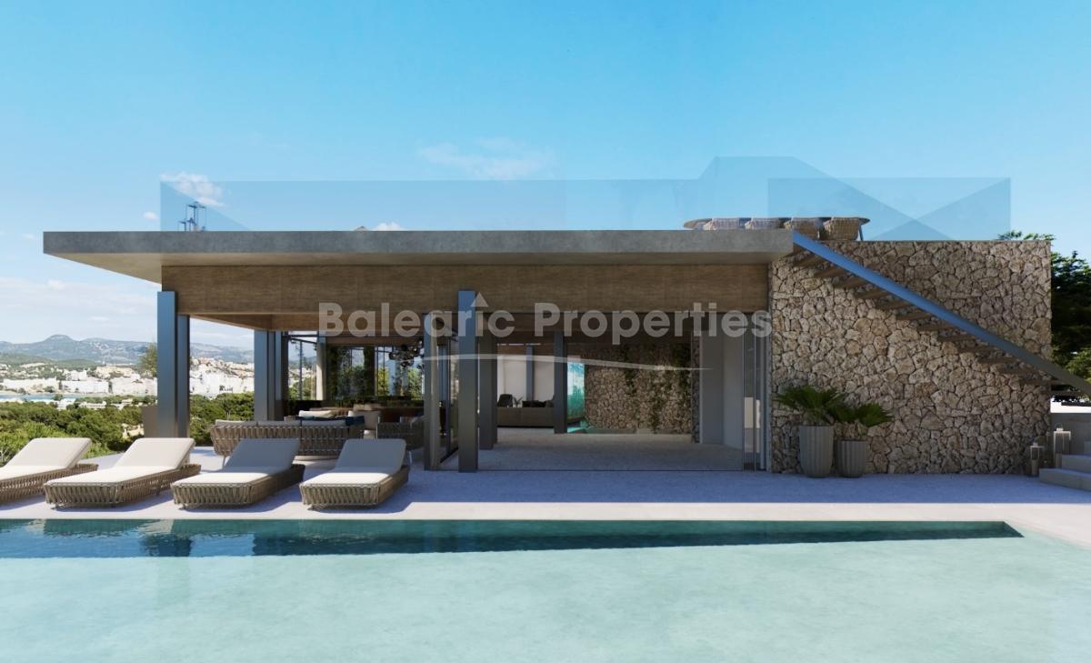 Villa project with breathtaking views for sale in Nova Santa Ponsa