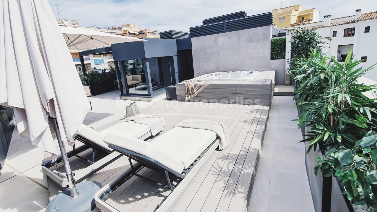 Luxurious penthouse with own jacuzzi on roof top terrace in the centre of Palma, Mallorca 