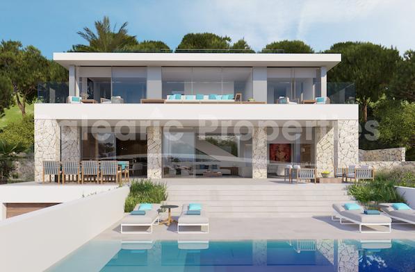 Newly built sea view villa for sale in Costa d'en Blanes, Mallorca