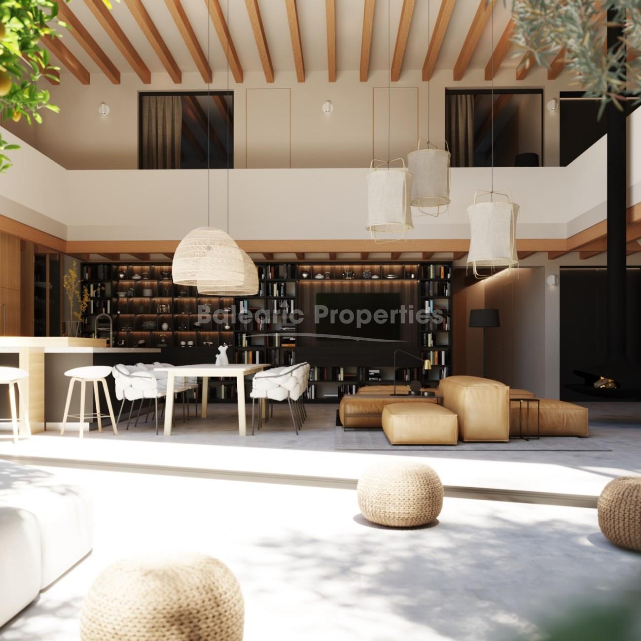 Excepcional proyecto de casa de pueblo en venta en Santa Maria, Mallorca