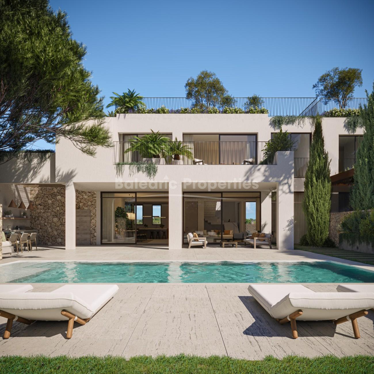Luxury development of villas for sale close to the sea in Cala Figuera, Mallorca