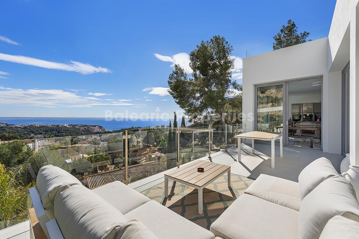 Modern luxury villa with sea views, for sale in Génova, Palma de Mallorca
