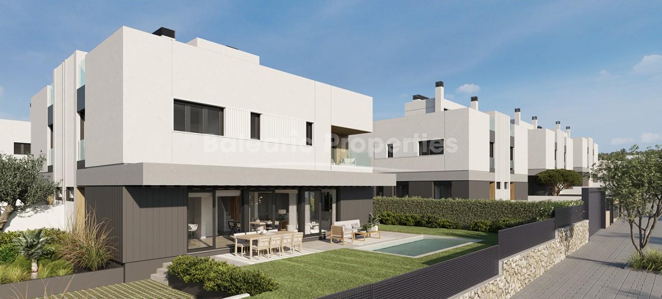 Casa adosada de obra nueva con jardín y piscina privados cerca de Llucmajor, Mallorca