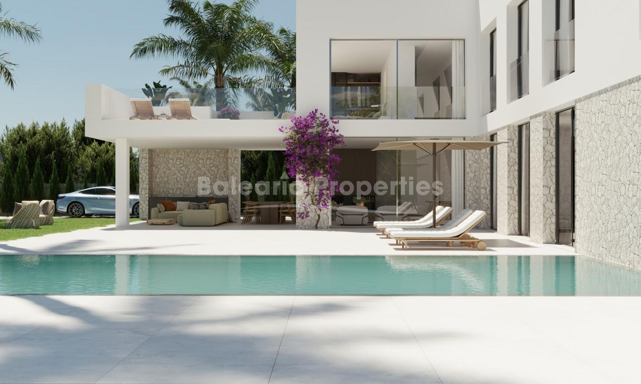 Fantastic villa with sea views under construction for sale in Pórtol, Mallorca