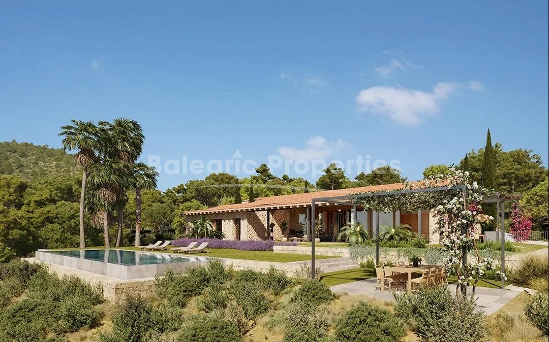 Luxurious country house for sale between Santa Maria and Bunyola, Mallorca