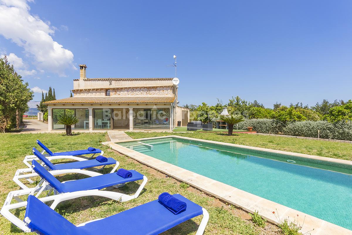 Country villa with pool and lots of privacy for sale in Muro, Mallorca