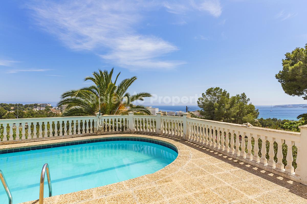Unmissable sea view villa investment, for sale in Costa d´en Blanes, Mallorca