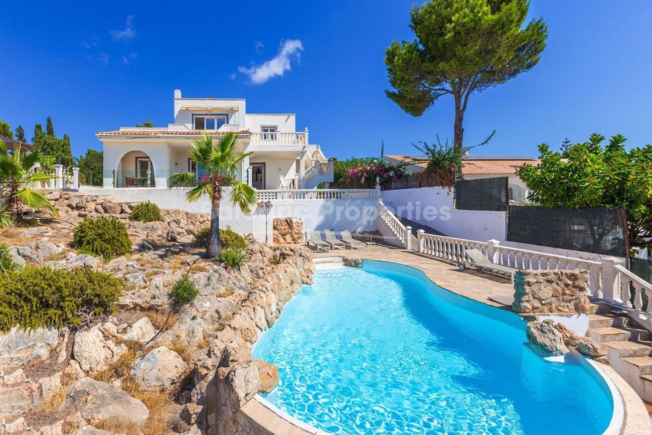 Mediterranean style villa for sale with incredible sea views in Santa Ponsa, Mallorca