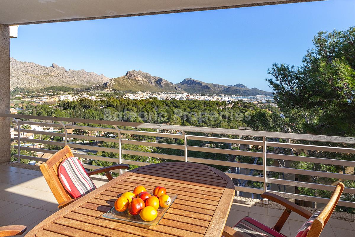 Apartment with incredible sea views for sale in Puerto Pollensa, Mallorca