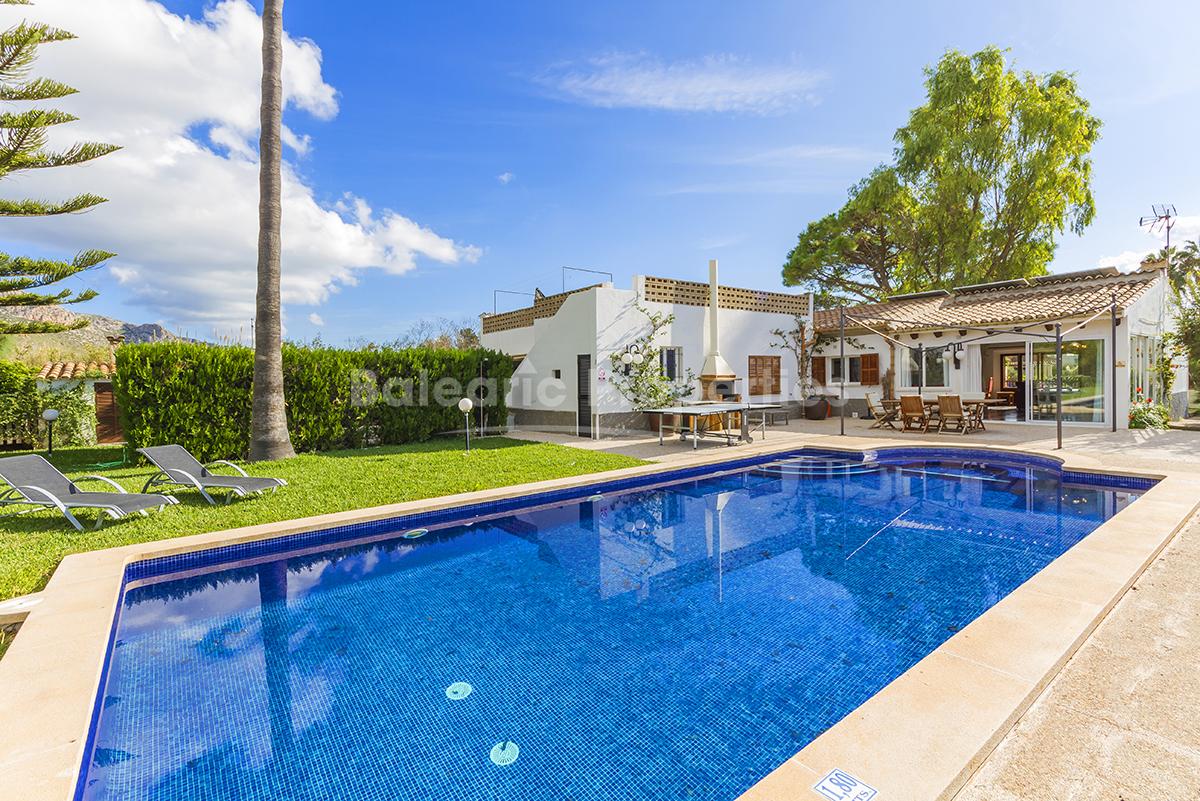 Beautiful villa for sale just a few minutes away from Puerto Pollensa, Mallorca