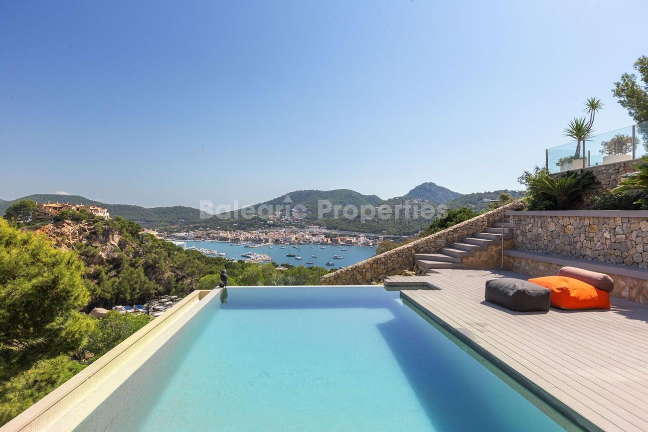 Fantastic villa with sea views for sale in Puerto Andratx, Mallorca