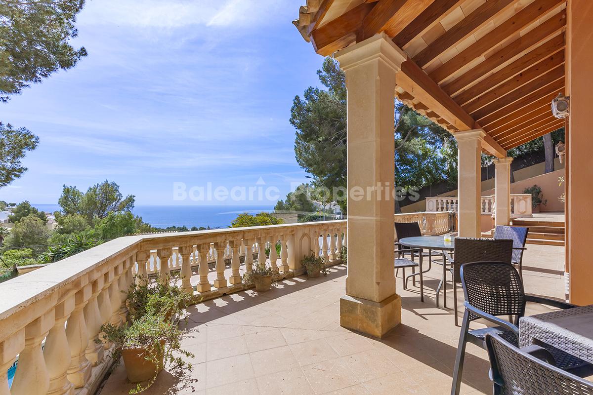 Sea view villa with excellent potential to reform in Costa den Blanes, Mallorca
