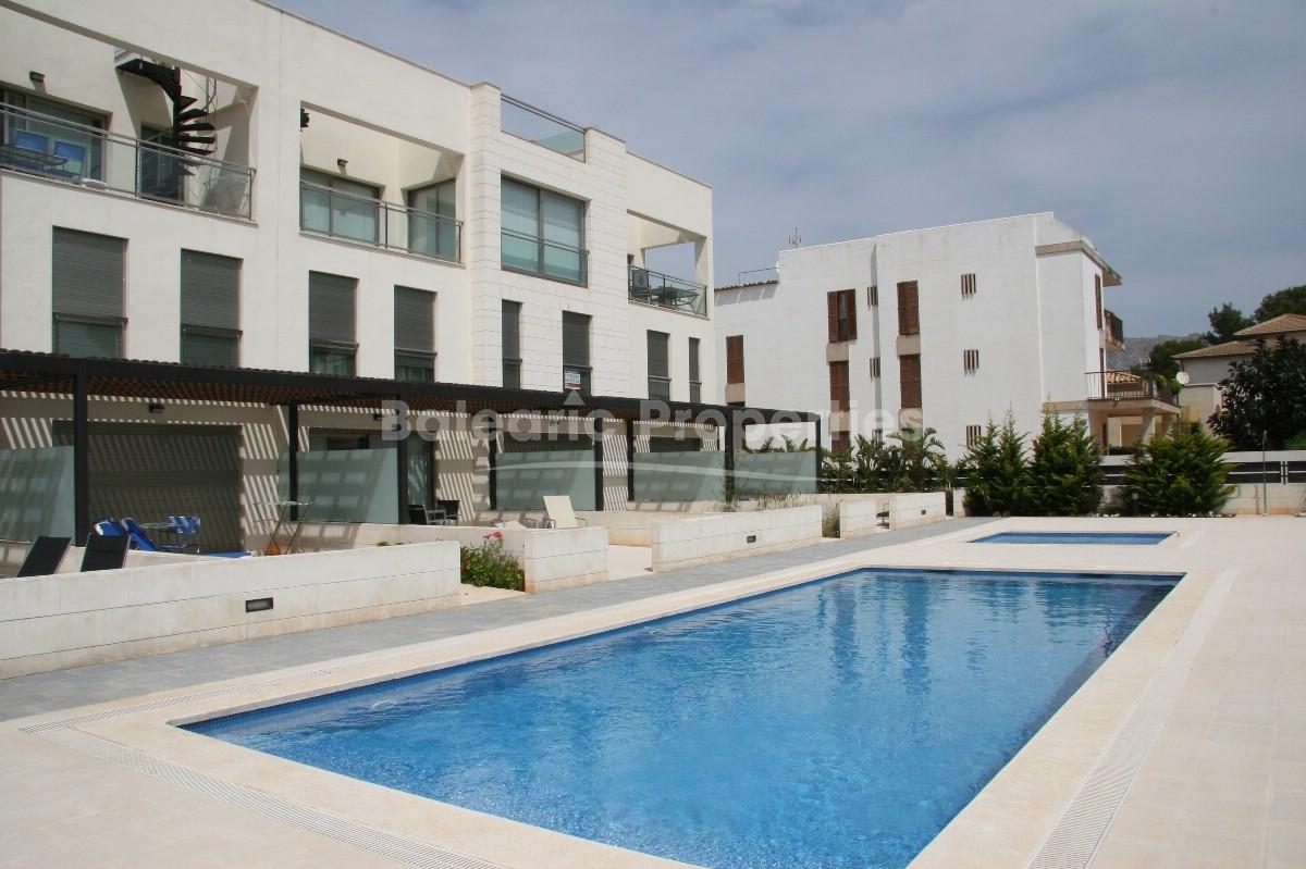 Duplex apartment for sale near the beach in Puerto Pollensa, Mallorca