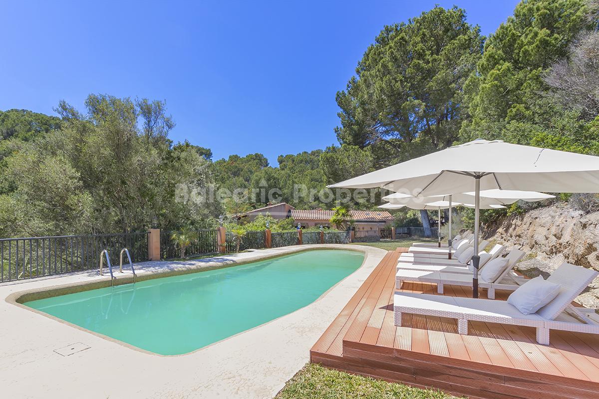 Spacious finca with a 6 hectare plot for sale in Puerto Andratx, Mallorca
